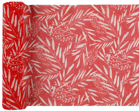 BIEŻNIK NA STÓŁ CZERWONY 26 X 300 CM