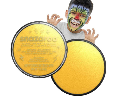 Farba do twarzy 18 ml metaliczna złota makijaż make-up charakteryzacja