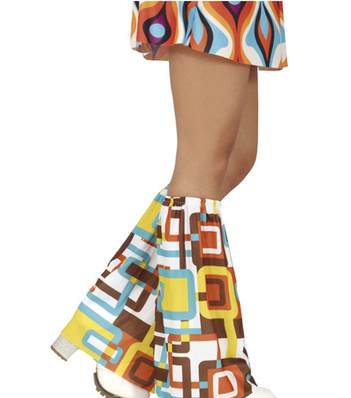 NAKŁADKI NA NOGI DISCO KWADRATY 