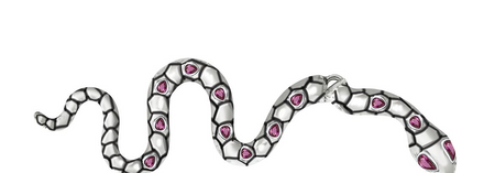 KOLCZYKI WĘŻE 6 CM 