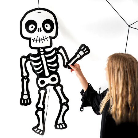 WISZĄCY SZKIELET HALLOWEEN MONSTERS 85 CM DIY