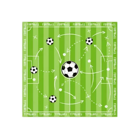SERWETKI PAPIEROWE PIŁKA NOŻNA PIŁKARZ 10 SZT.