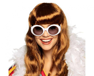 OKULARY BIAŁE PRZECIWSŁONECZNE RETRO