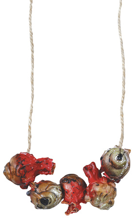 KRWAWE OCZY NASZYJNIK HALLOWEEN