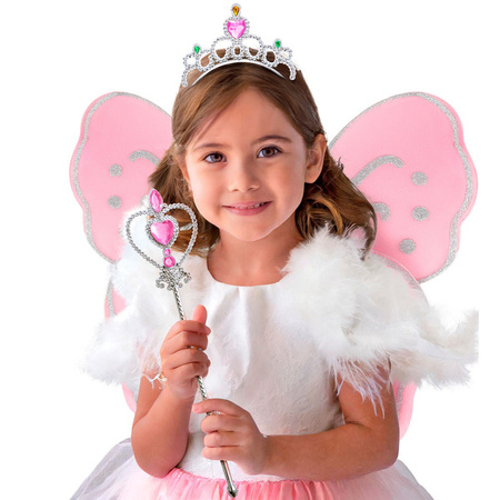 SKRZYDŁA WRÓŻKI RÓŻOWE