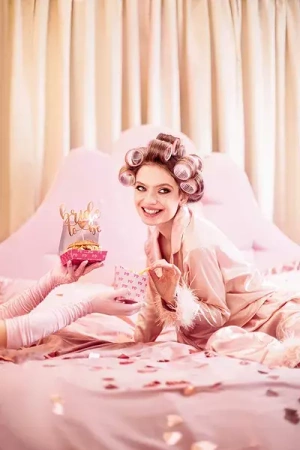 TOPPER NA TORT BRIDE TO BE RÓŻOWE ZŁOTO