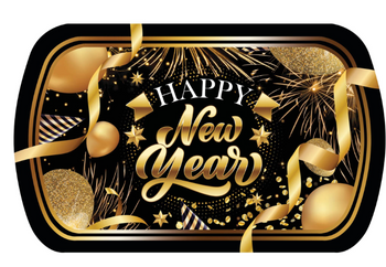 TACKA SYLWESTROWA 39 X 24 CM HAPPY NEW YEAR