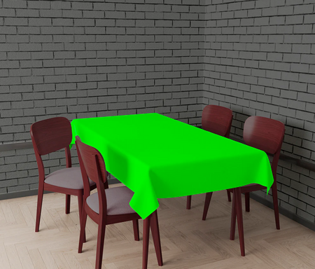 TABLECLOTH NEON GREEN 137X274 CMS