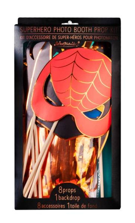 FOTOBUDKA KARTECZKI NA PIKU SUPERBOHATERZY +KURTYNA