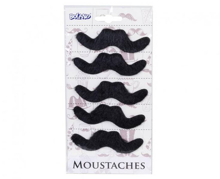 SZTUCZNE WĄSY 5 SZT.