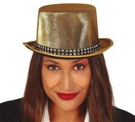 CYLINDER BŁYSZCZĄCY ZŁOTY