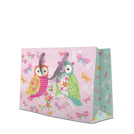 TORBA PREZENTOWA MAGICAL OWLS 