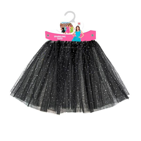 TUTU SCINTILLANTE NERO 40 cm