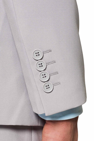 GARNITUR MĘSKI JASNY SZARY OPPOSUITS 