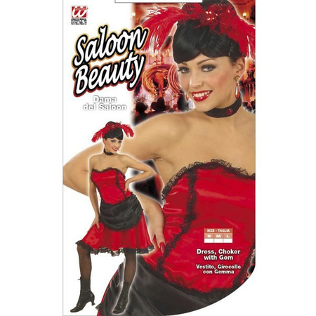 STRÓJ LADY SALOON WESTERN DZIKI ZACHÓD 