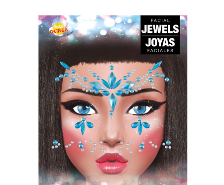NAKLEJKI KRYSZTAŁKI NA TWARZ I PALCE