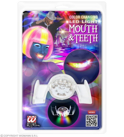 WKŁADKA LED KOLOROWE ZĘBY
