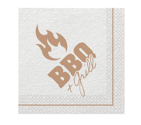 SERWETKI PAPIEROWE 33 CM 16 SZT GRILL BBQ