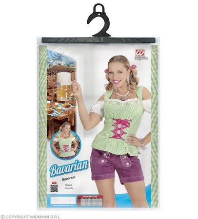 KOSZULA BAWARSKA ZIELONA