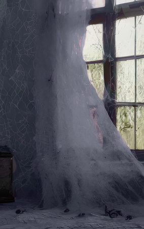 PAJĘCZYNA CZARNA Z PAJĄKAMI 100 G 