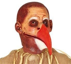 MASKA LATEKSOWA CZŁOWIEK DZIÓB
