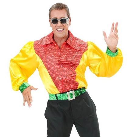 Koszula męska disco cekiny lata 70 karnawał