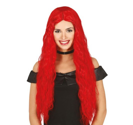 CZERWONA PERUKA DŁUGA