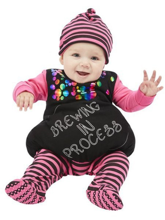 Brewing In Process Witch Babygrow, Purple