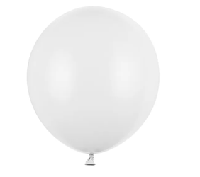 BALONY LATEKSOWE BIAŁE 43 CM 25 SZT