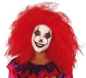 PERUKA CZERWONA KLAUN
