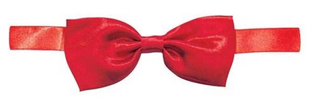 MUCHA SATYNA CZERWONA