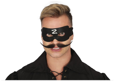 MASKA CZARNA ZORRO
