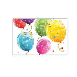 OBRUS PAPIEROWY BALONY 120X180 CM