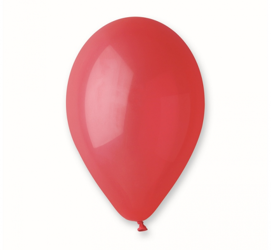 BALONY LATEKSOWE CZERWONE 25 CM 10 SZT