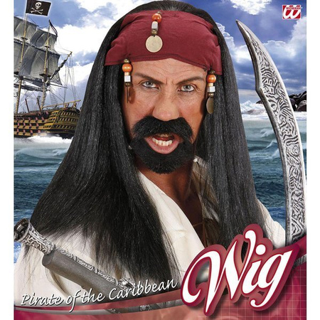 PERUKA PIRATA Z KARAIBÓW