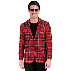 MĘSKA MARYNARKA CZERWONA KRATA