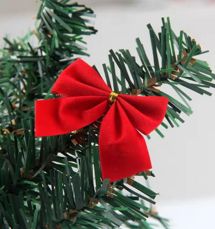 KOKARDKI 12 SZT CZERWONE