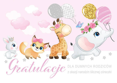 KARTKA NARODZINY CÓRECZKI