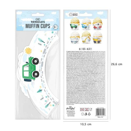 PAPILOTKI DO BABECZEK AUTA 6 SZT