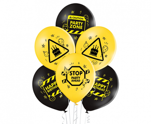 BALONY BELBAL BIRTHDAY ZONE 30 CM 6 szt.