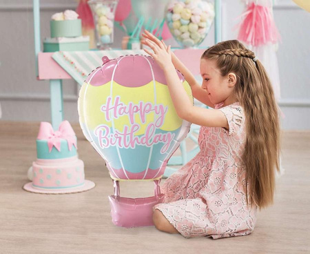 BALON FOLIOWY BALON HAPPY BIRTHDAY, 40X60 CM