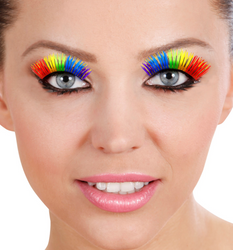 SZTUCZNE RZĘSY W KOLORZE TĘCZY