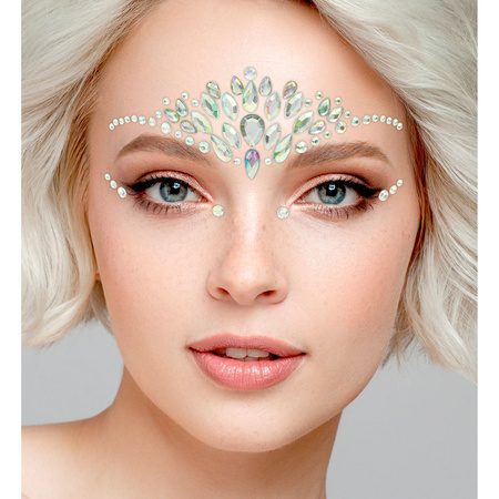 NAKLEJKI SAMOPRZYLEPNE NA TWARZ DIAMENTY 