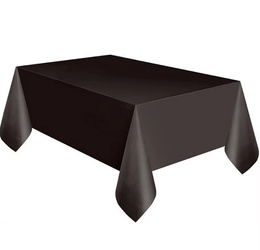 OBRUS CZARNY 140 X 170 CM