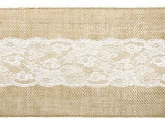 BIEŻNIK JUTOWY KORONKA 28X275 CM