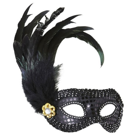 MASKA KARNAWAŁOWA CZARNA