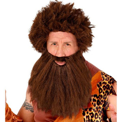 PERUKA DZIKUSA Z BRĄZOWĄ BRODĄ