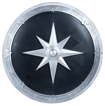 CZARCZA CZARNO SREBRNA 45 CM