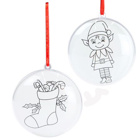 BOMBKA KOLOROWANKA PRZEZROCZYSTA ŚWIĘTA