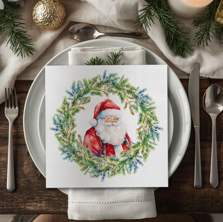 SERWETKI PAPIEROWE ŚWIĘTY MIKOŁAJ WIENIEC 20 SZT 